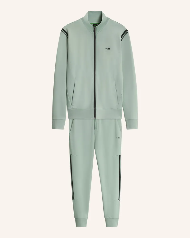 HUGO BOSS Sweatshirt Tracksuit Set Regular Fit gruen Grün