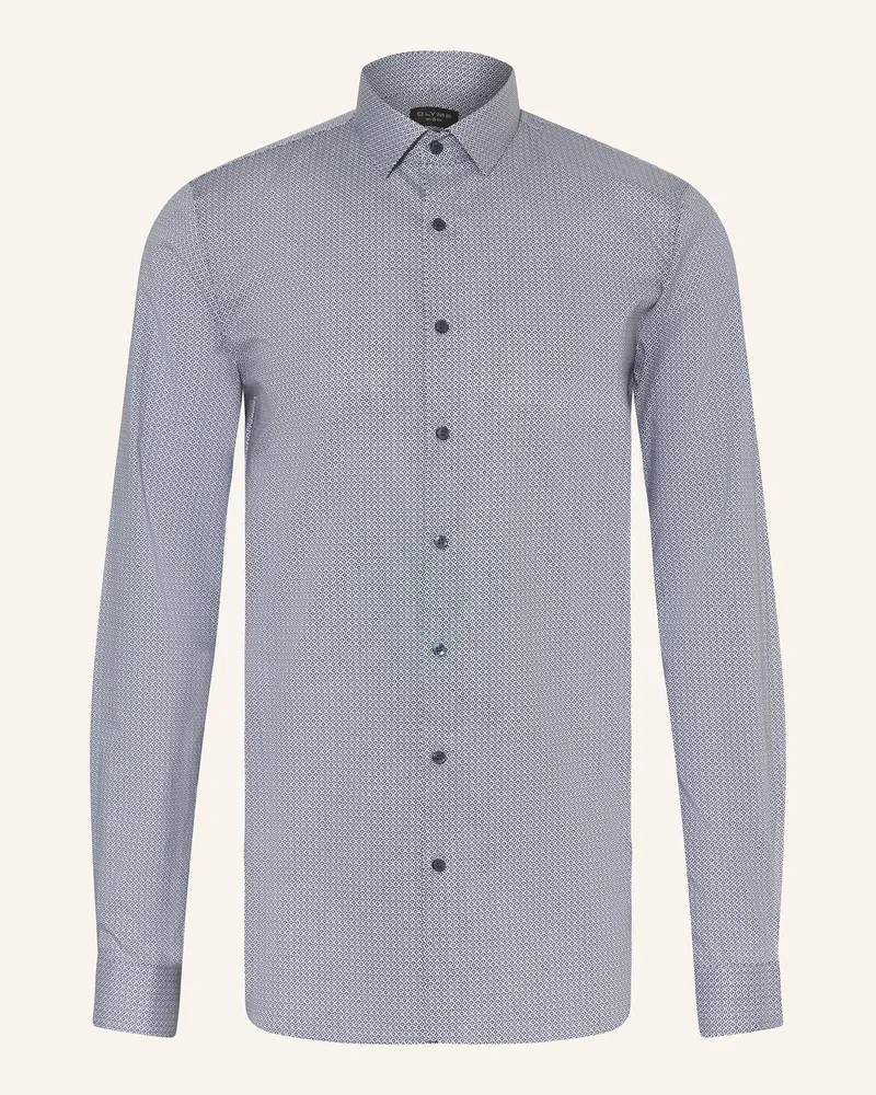 Olymp Hemd No. Six Super Slim Mit Extralangem Arm blau Dunkelblau