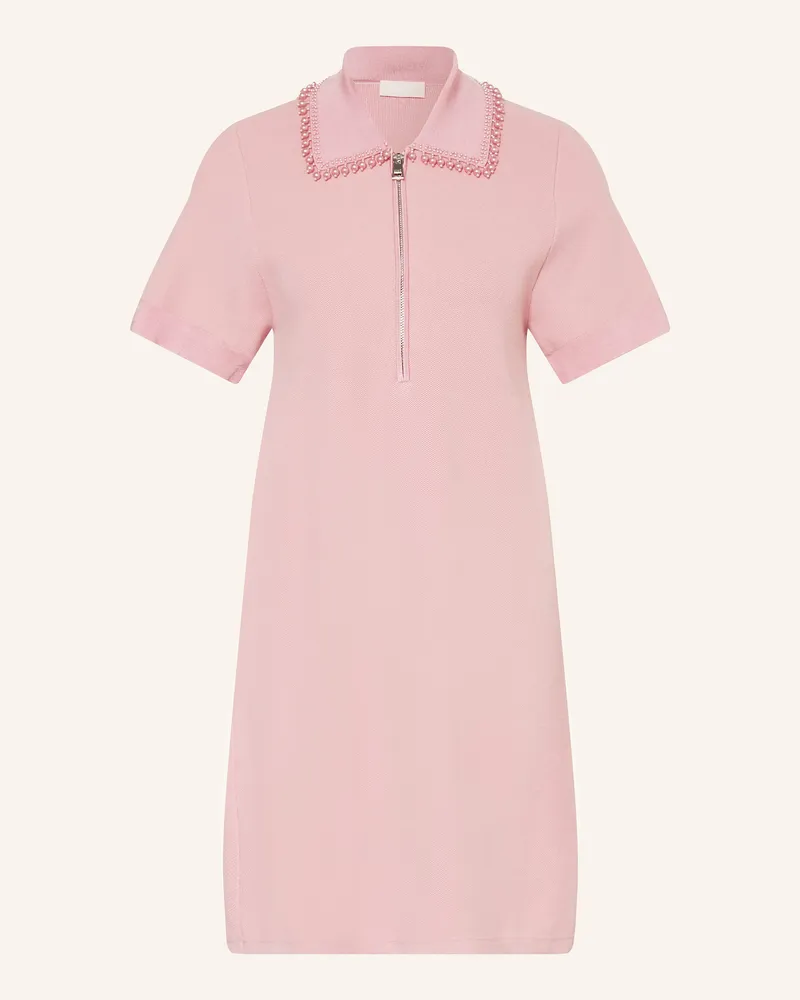 Liu Jo Strickkleid mit Schmuckperlen Rosa