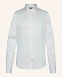 van Laack Hemd Slim Fit Langer Ärmel Kentkragen Weiss