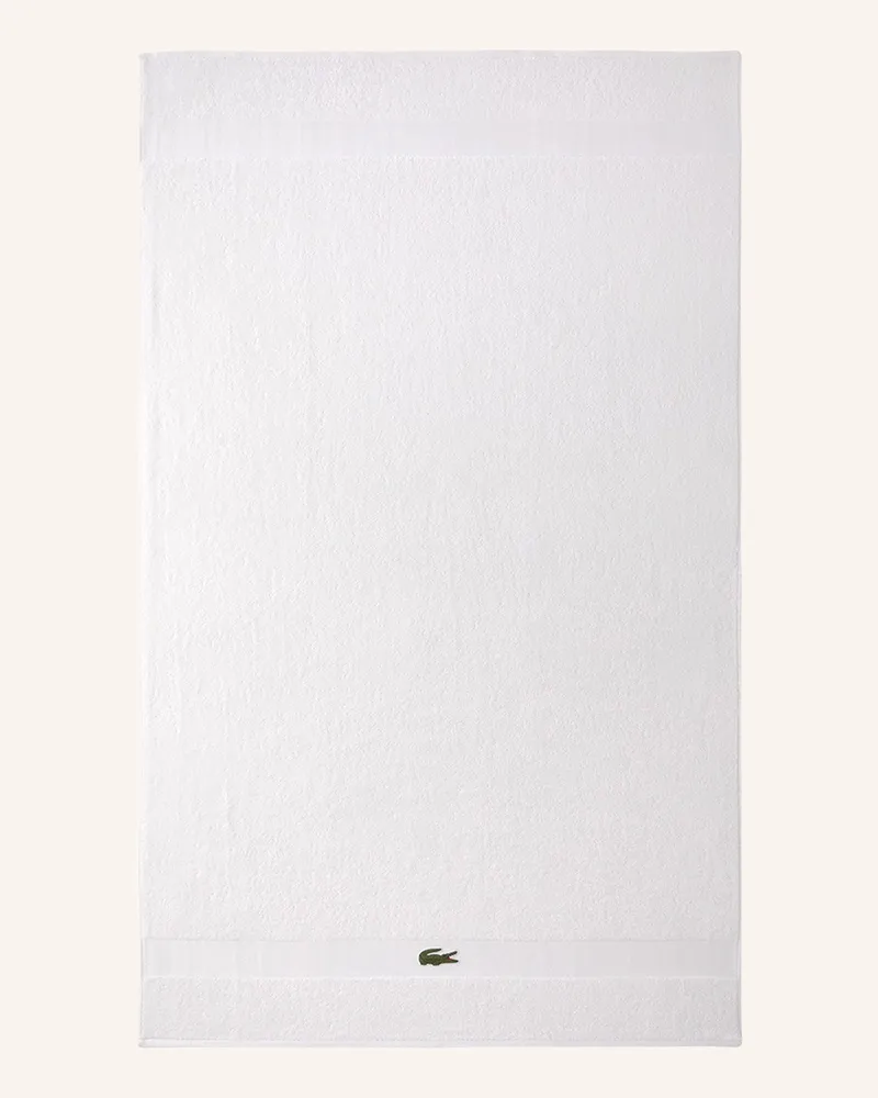 Lacoste Badetuch LCASUAL Weiss