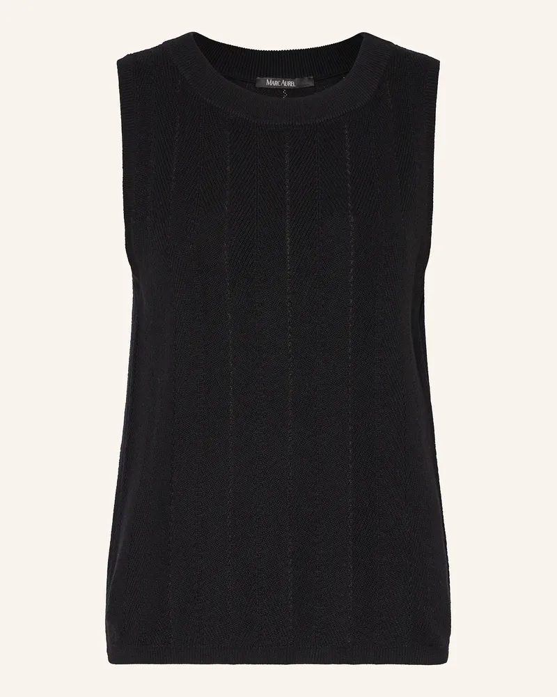 MARC AUREL Stricktop Schwarz