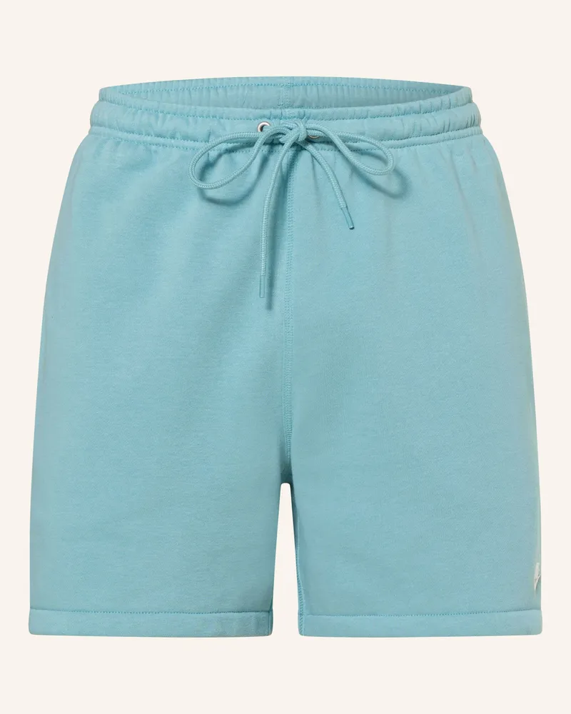 Nike Sweatshorts CLUB FLOW Hellblau