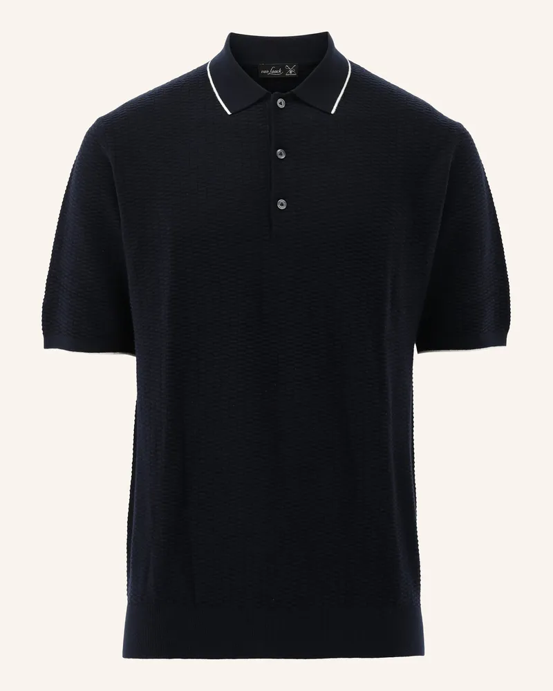 van Laack Poloshirt blau Blau