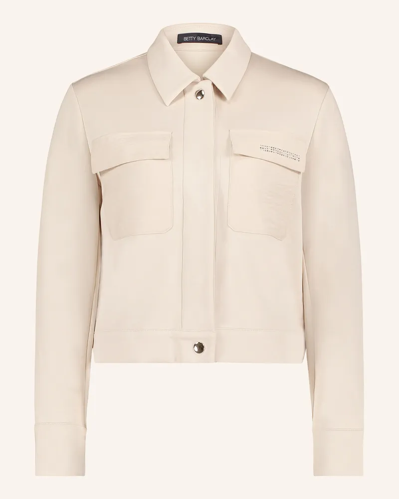 Betty Barclay Jacke Mit Schmucksteinen beige Beige