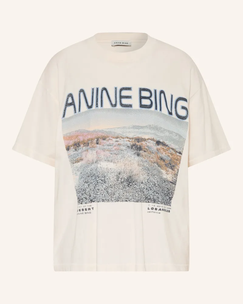 Anine Bing T-Shirt CADE TEEWILD FLOWERS Creme