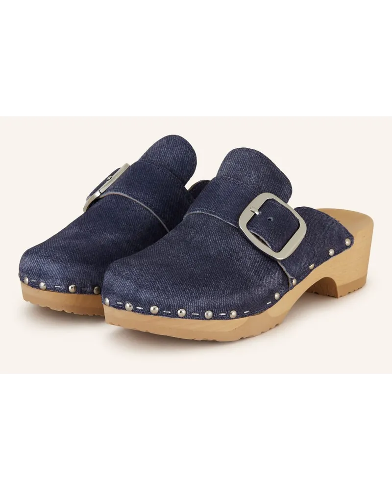 Softclox Mules TESSA mit Nieten - BLAU Blau