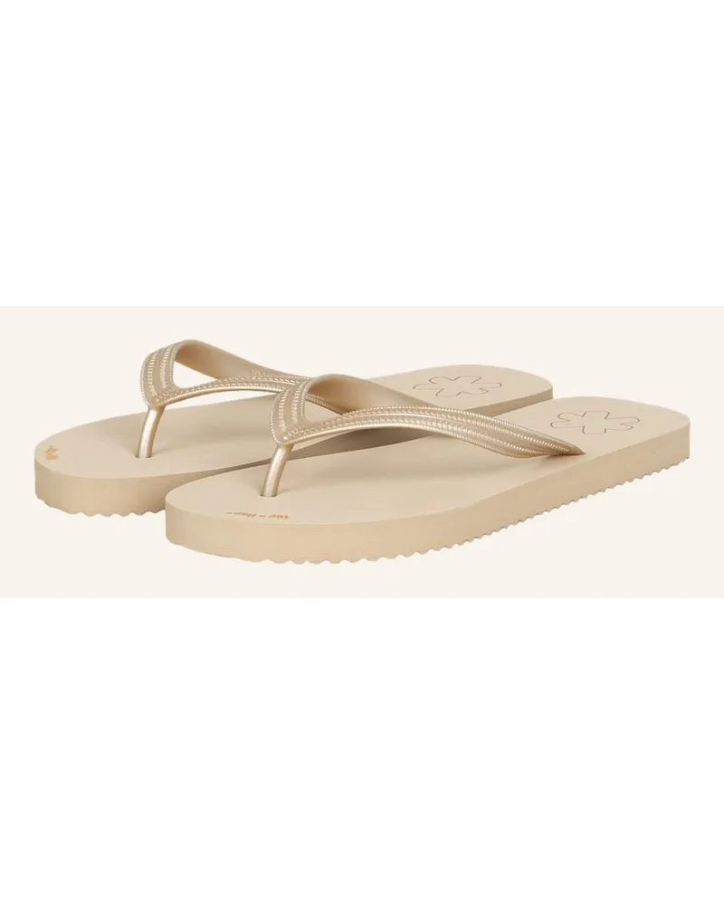 flip-flop Zehentrenner ORIGINALS METALLIC Beige