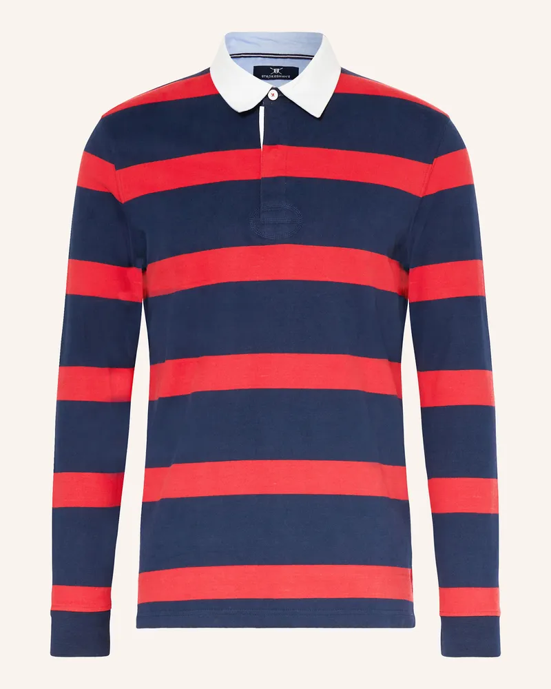 Strokesman's Strokesman Rugbyshirt blau Dunkelblau