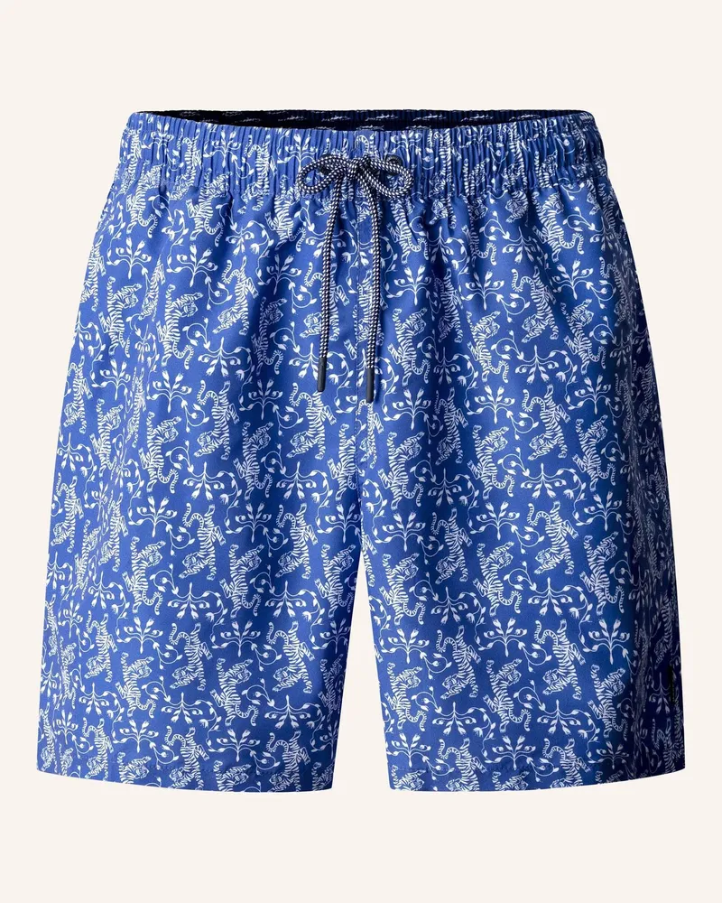 Hackett Badeshorts Tiger blau Blau