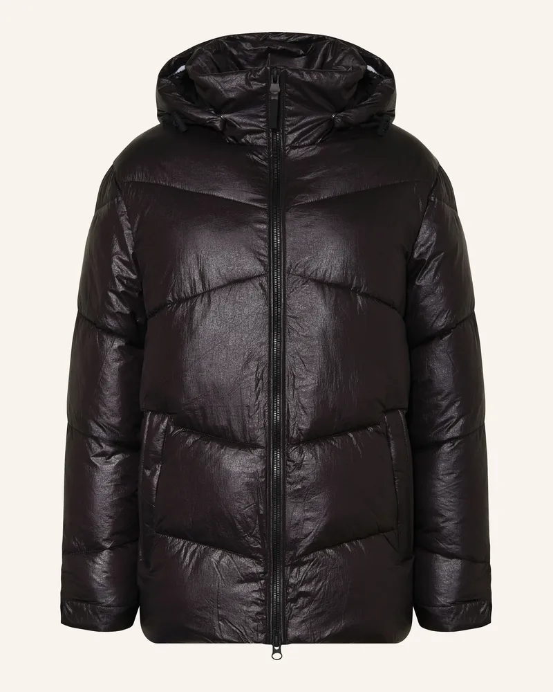 paul Steppjacke mit DUPONT™ SORONA®-Isolierung und abnehmbarer Kapuze Schwarz