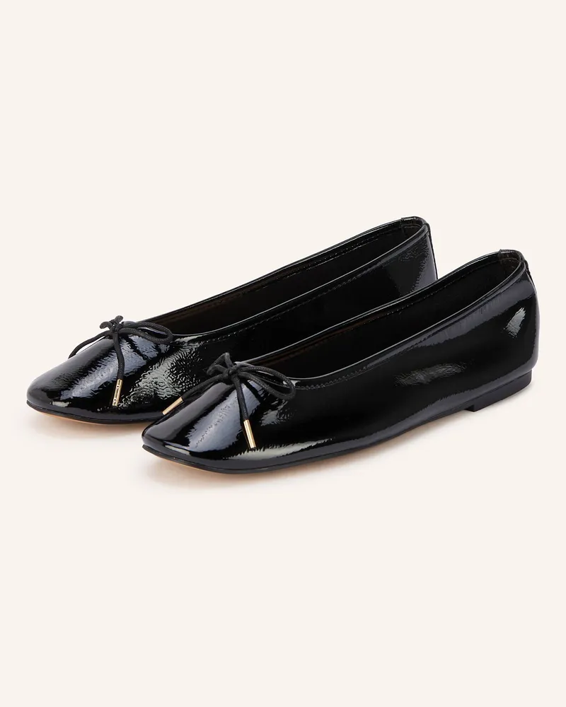 Inuovo Lackballerinas Schwarz