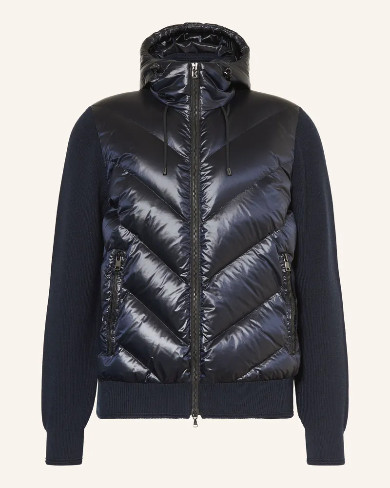 Bogner Steppjacke Zisco-d7 Im Materialmix blau Dunkelblau