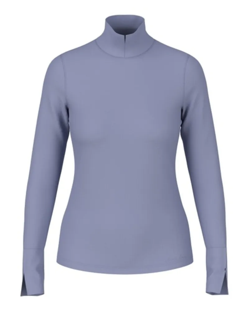 Marc Cain Longsleeve mit Schmucksteinen Lila