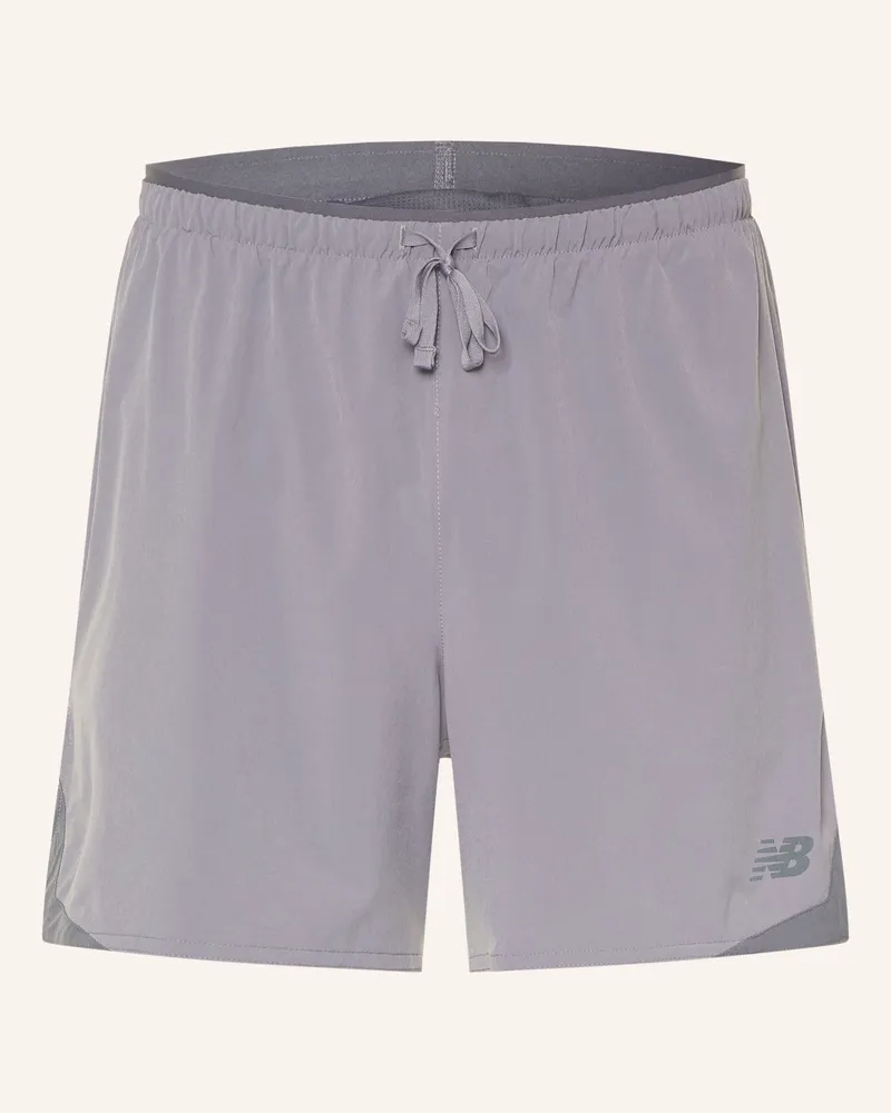 New Balance 2-In-1-Laufshorts Rc Essential grau Helllila