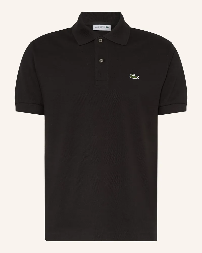 Lacoste Piqué-Poloshirt Classic Fit Schwarz
