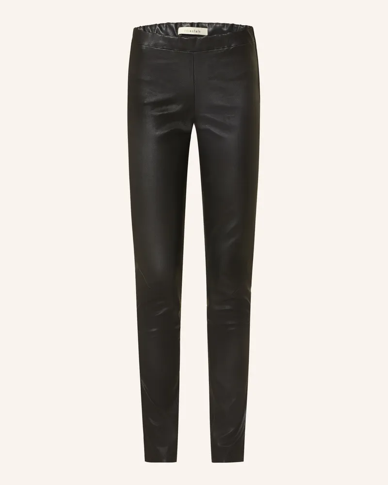 lilienfels Lederhose Schwarz