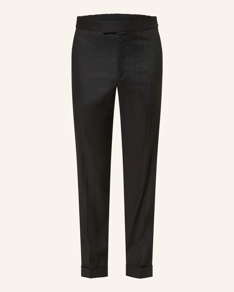 COS Chino Slim Fit Mit Leinen schwarz Schwarz