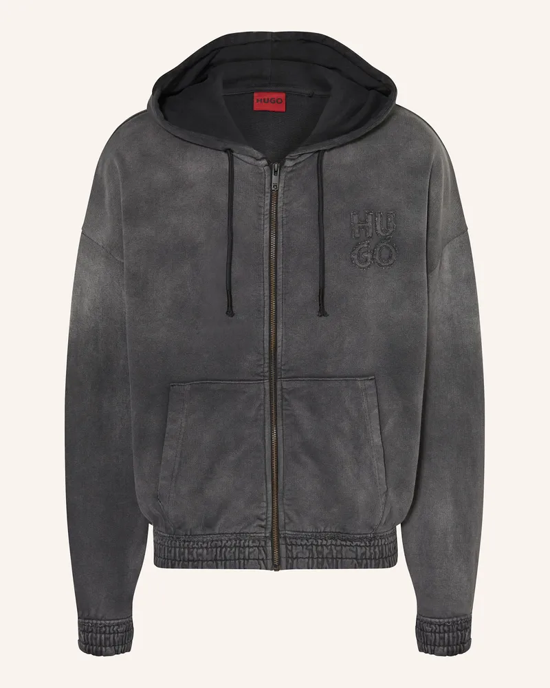 HUGO BOSS Sweatjacke DULONGO Grau