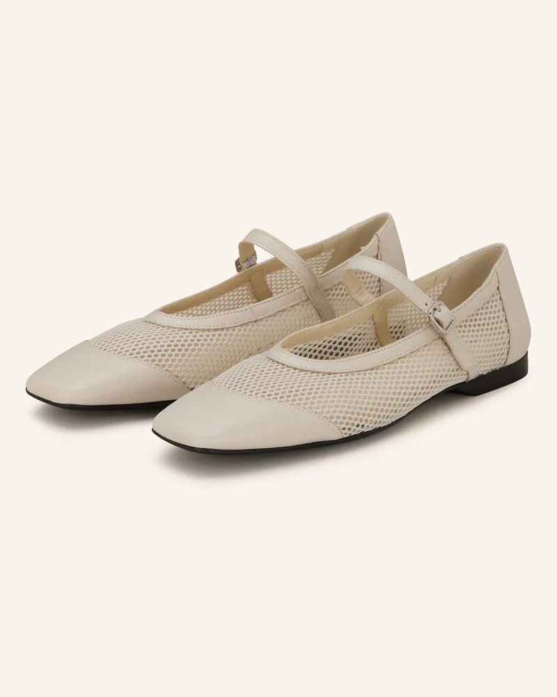 Vagabond Mary-Jane-Ballerinas DELIA Ecru