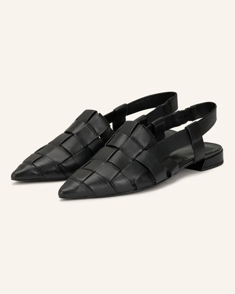 Högl Slingballerinas schwarz Schwarz