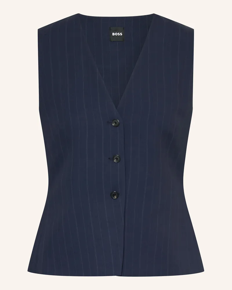 HUGO BOSS Blazerweste Julinia blau Dunkelblau