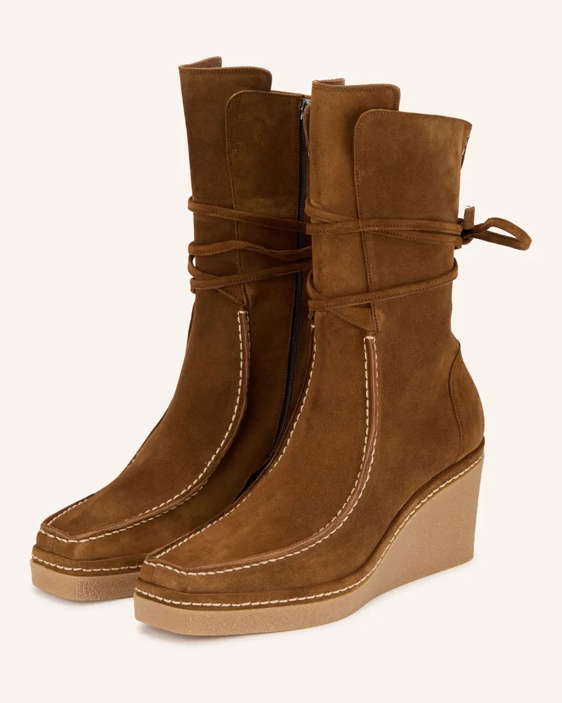 Pons Quintana Boots Estela braun Braun