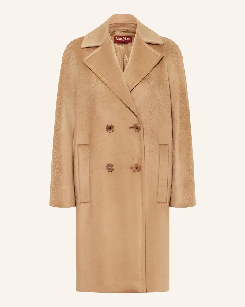 Max Mara Wollmantel Agenda braun Camel
