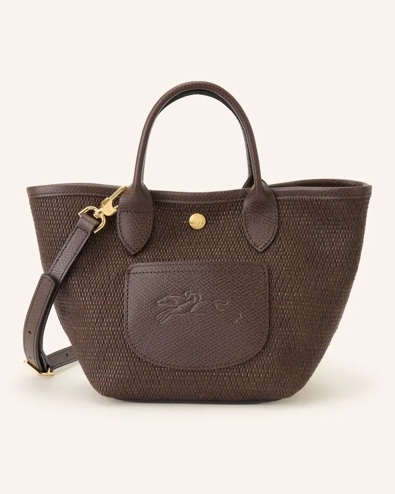 Longchamp Shopper Panier Small braun Dunkelbraun
