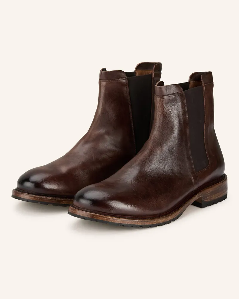 Cordwainer Chelsea-Boots braun Dunkelbraun
