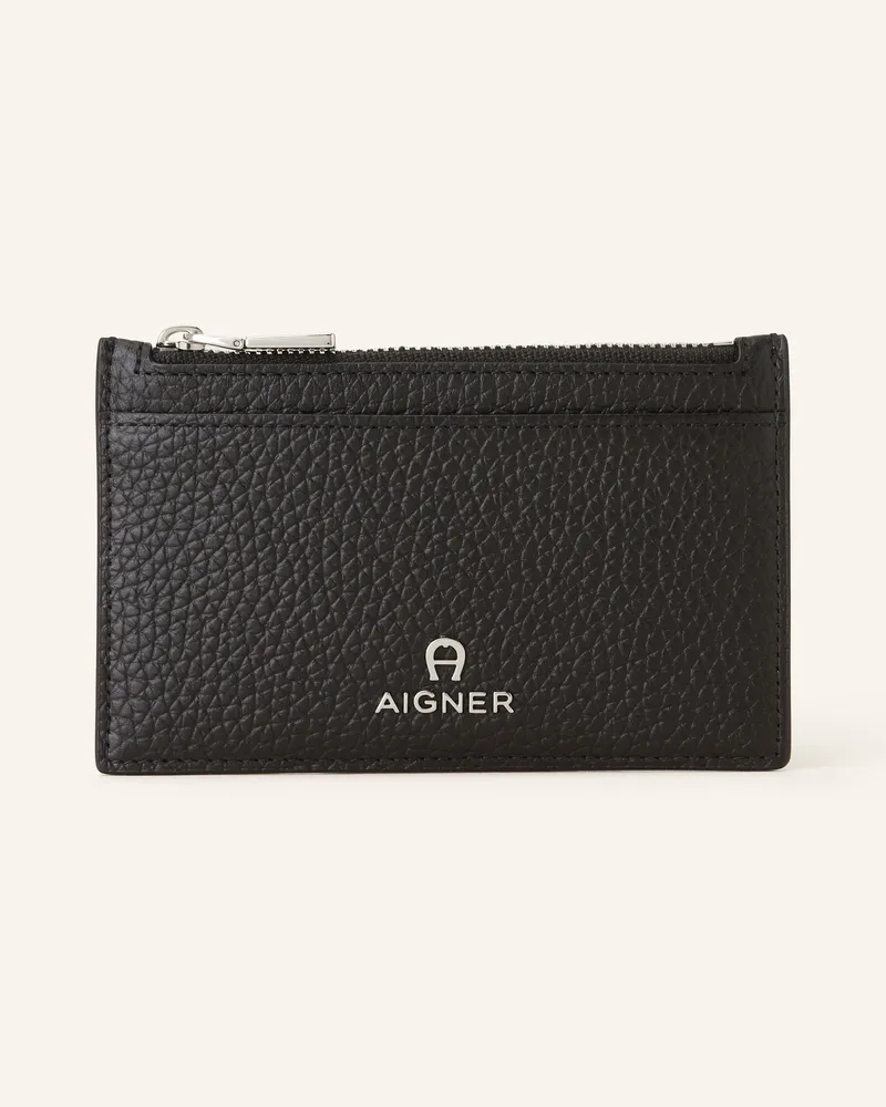 Aigner Kartenetui IVY mit Münzfach Schwarz