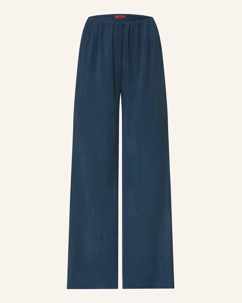 MAX&Co. Plisseehose Bonn blau Petrol