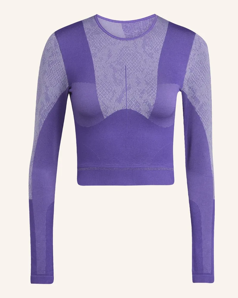 adidas ADIDAS BY STELLA MCCARTNEY SEAMLESS YOGA LONGSLEEVE Lila