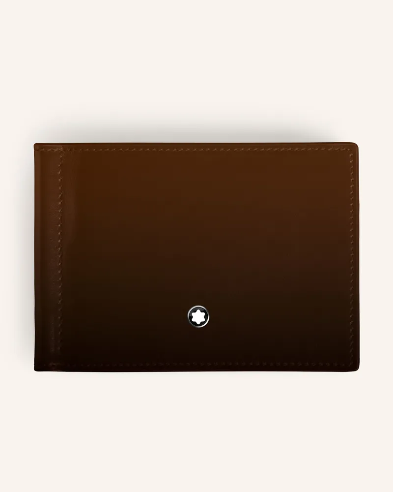Montblanc Kartenetui Meisterstück Mit Geldklammer braun Dunkelbraun