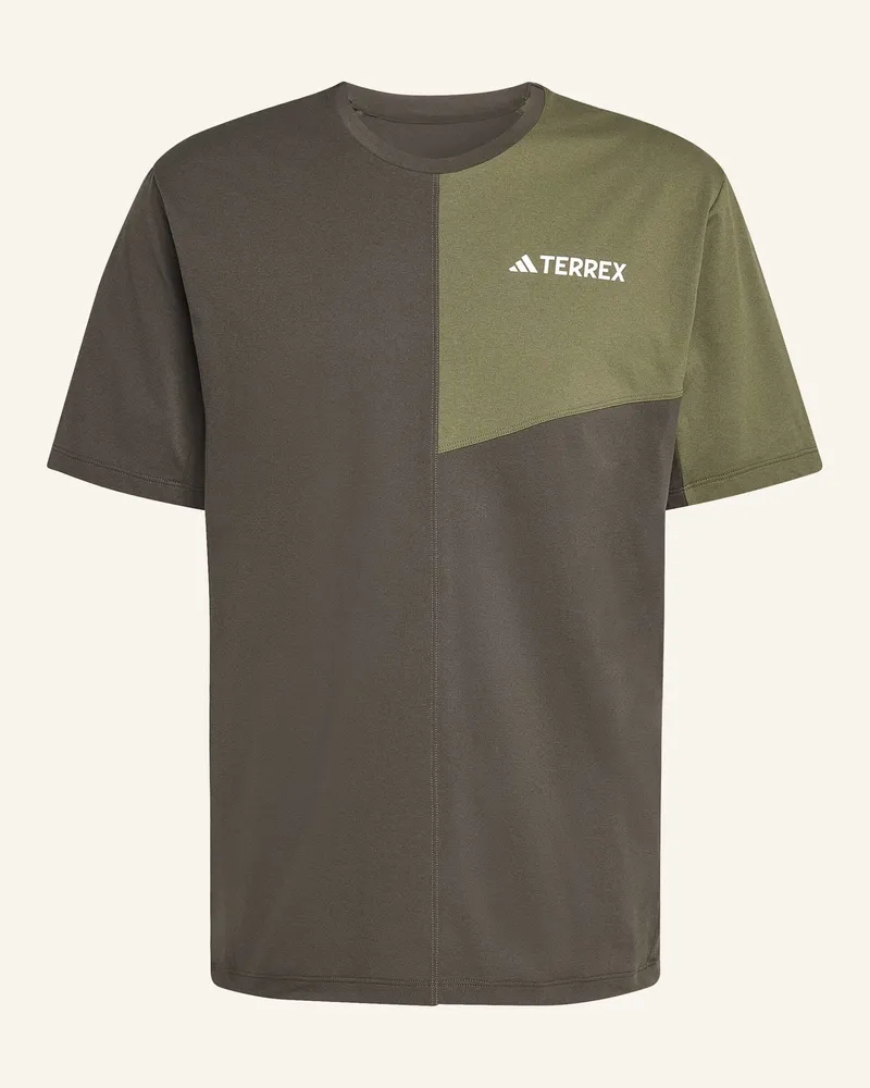adidas T-Shirt Terrex Multi Climacool gruen Grün
