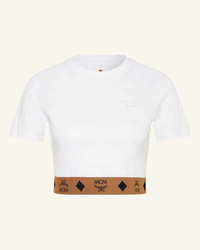 MCM Cropped-Shirt Weiss