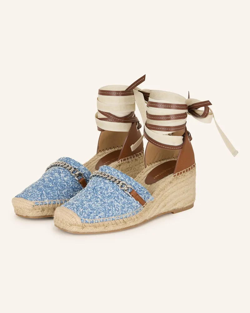 Stella McCartney Espadrilles Gaia blau Hellblau