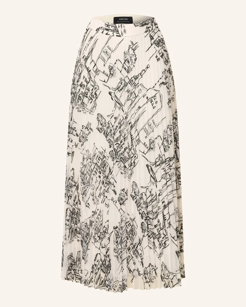 Marc Cain Plisseerock beige 182