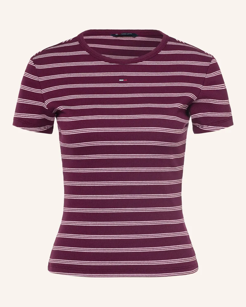 Tommy Hilfiger T-Shirt rot Dunkellila