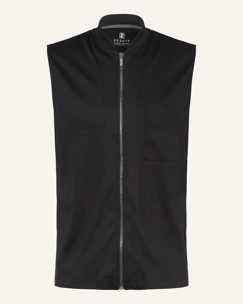 DESOTO Jerseyweste schwarz Schwarz