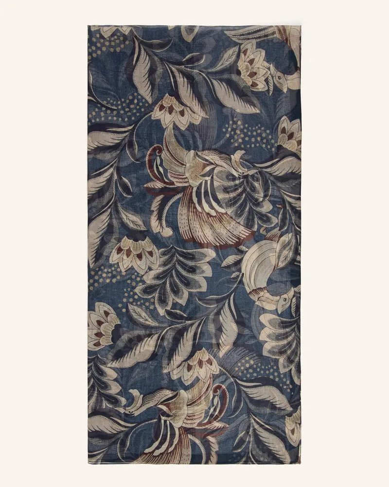 Barbieri Schal blau Dunkelblau