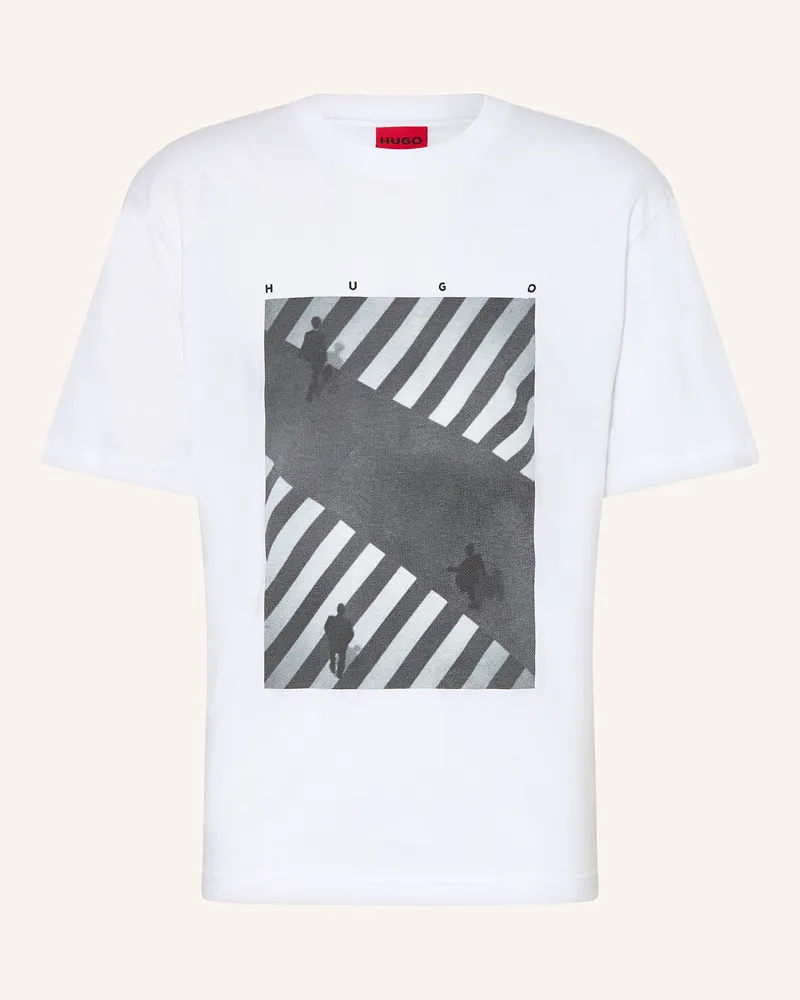 HUGO BOSS T-Shirt Dodger weiss Weiss