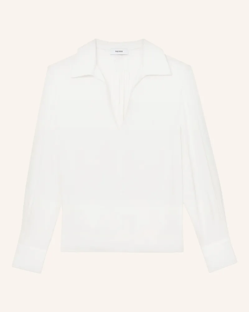 Reiss Blusenshirt Orla Mit Seide weiss Weiss