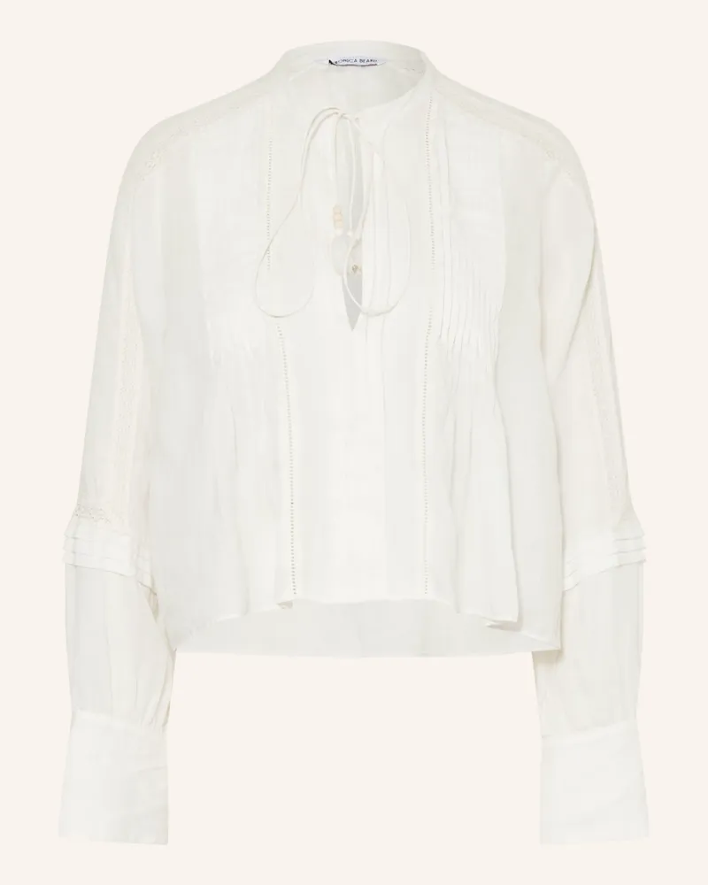 Veronica Beard Blusenshirt Sawyer Mit Spitze weiss Weiss