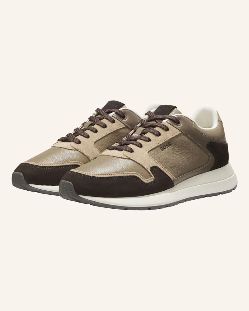HUGO BOSS Sneaker Vinston_Runn_Sdtbpl braun Braun