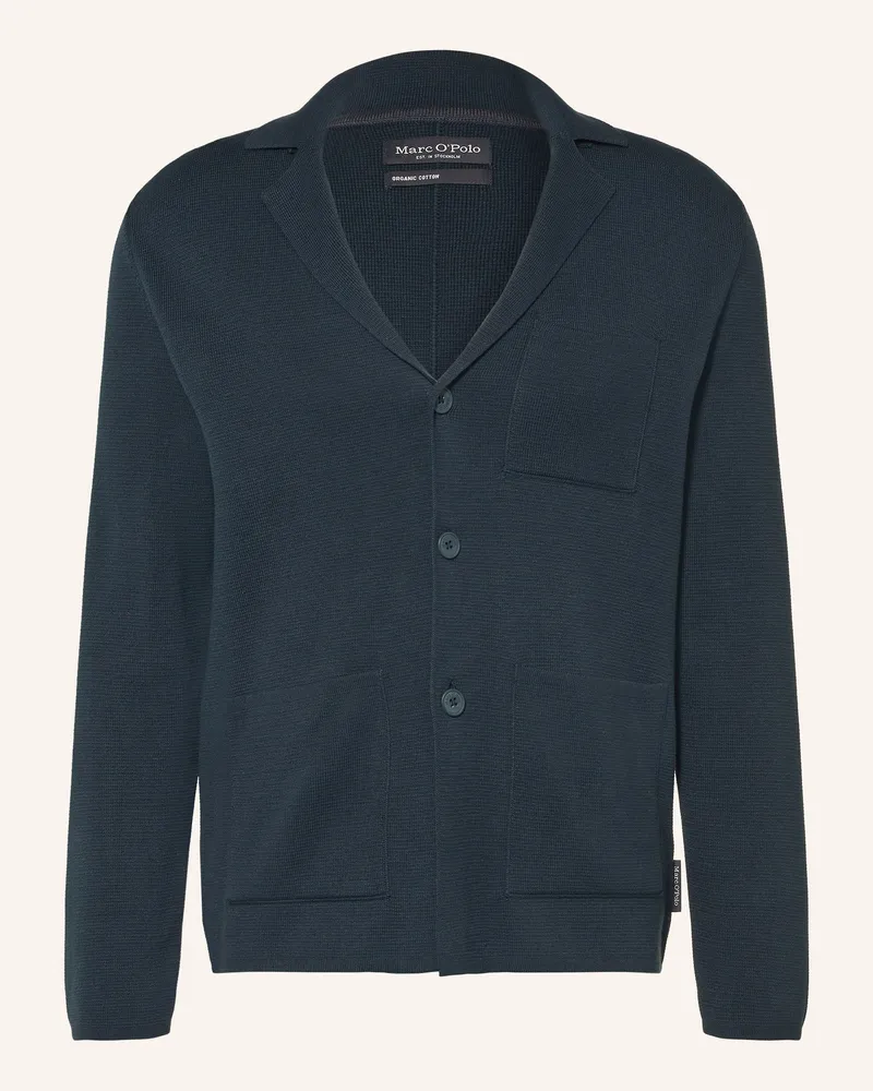 Marc O'Polo Strickjacke grau Dunkelblau