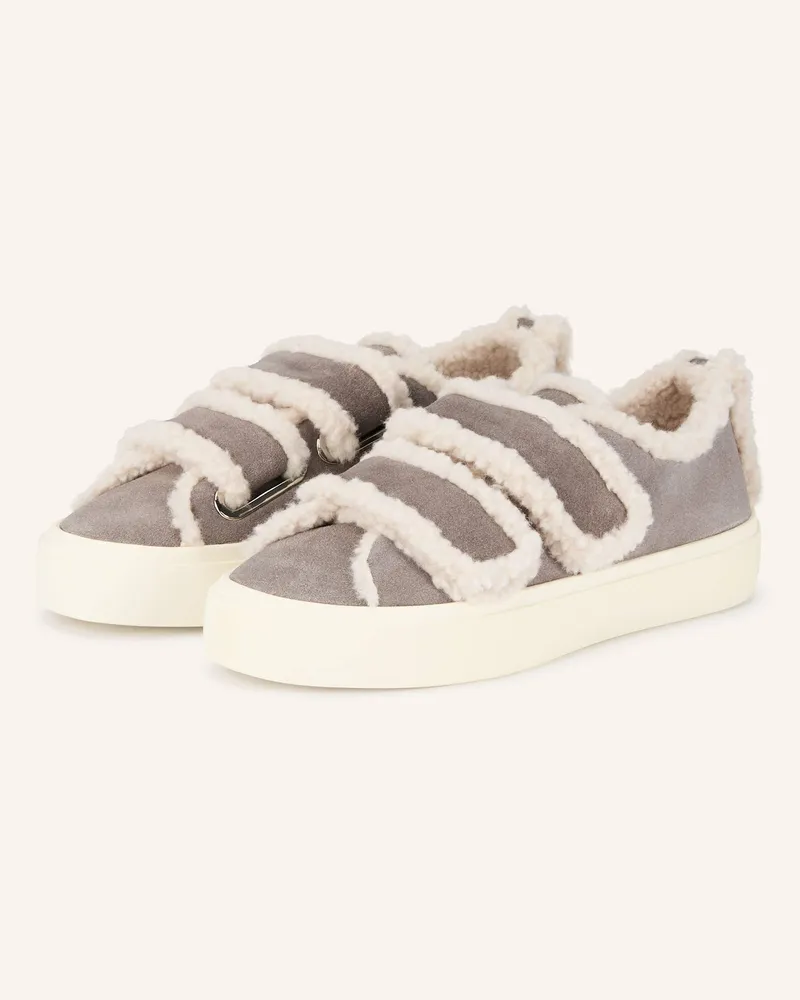 INUIKII Sneaker Velcro Low grau Hellgrau