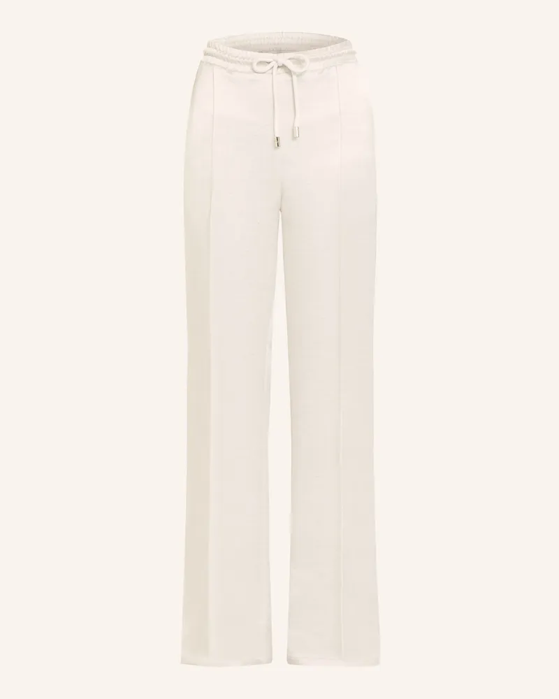 J.W.Anderson Marlenehose Aus Satin weiss Weiss