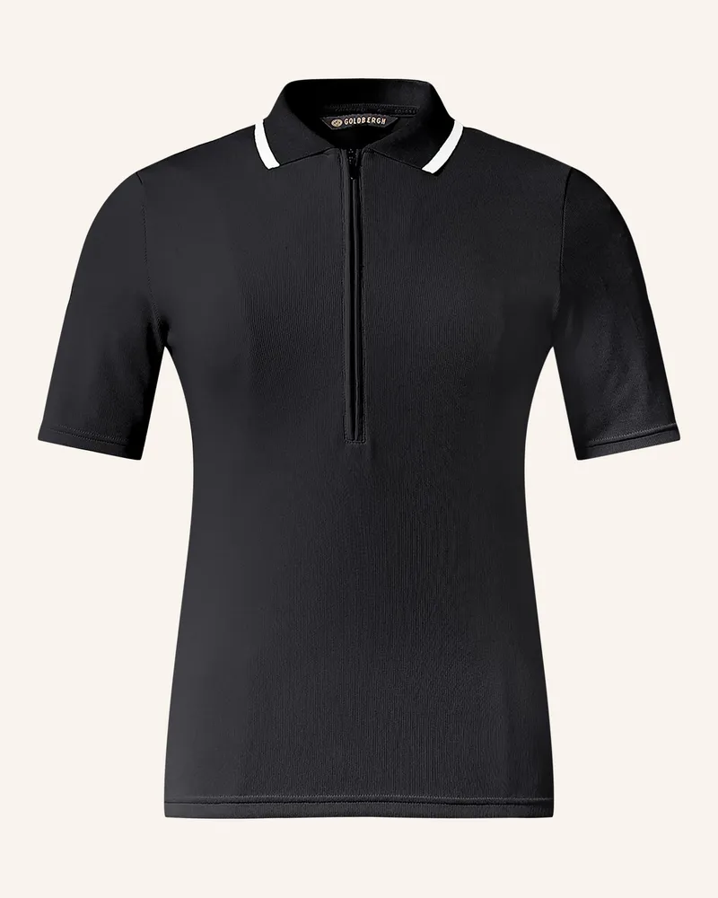 GOLDBERGH Funktions-Poloshirt Cassia schwarz Schwarz