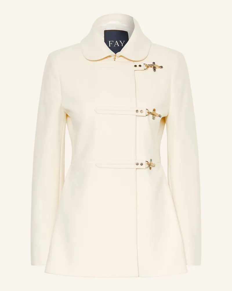 Fay Jacke weiss Creme